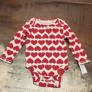 Old Navy Red Heart Bodysuit